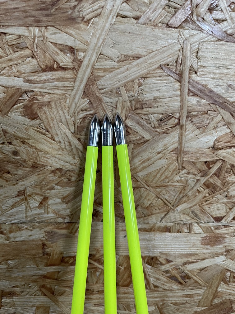 Komplettpfeil | SPHERE Lumos 4.2 - Neon Gelb - Carbon - Naturfedern | Spine 800 – Bild 2