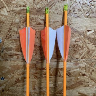 Komplettpfeil | SPHERE Lumos 4.2 - orange - Carbon - Naturfedern | Spine 800