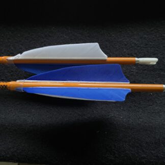 Shocq Carbonpfeil Inceptor 4.2 orange mit Naturfedern Spine 800